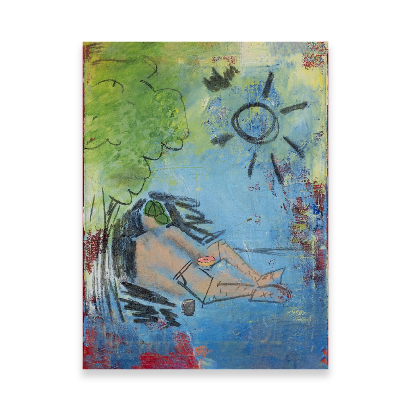 Green Hat 1 (Print)