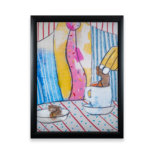 Dunk Print Framed
