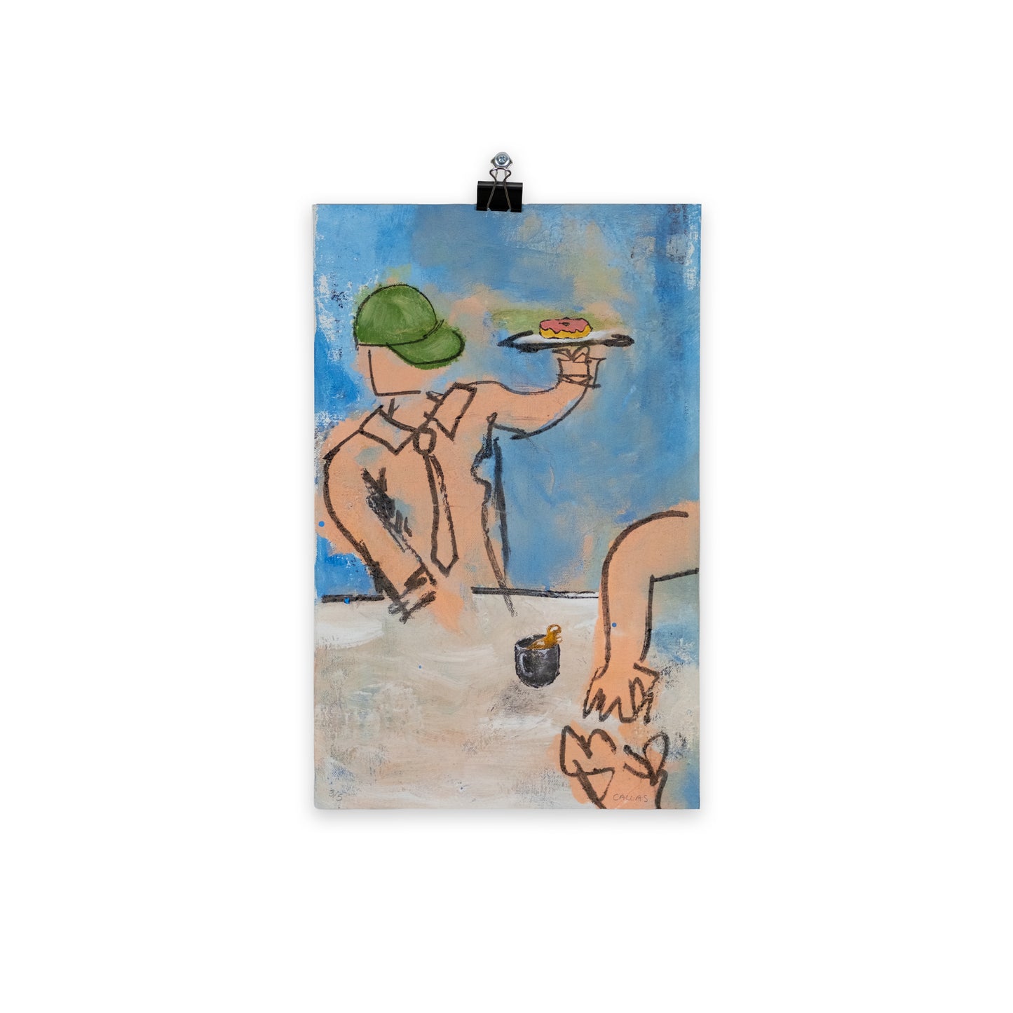 Green Hat 3 (Print)
