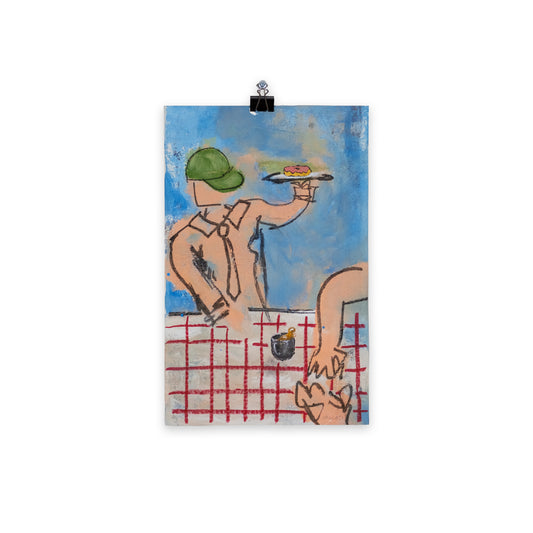 Print Green Hat 3 2/5