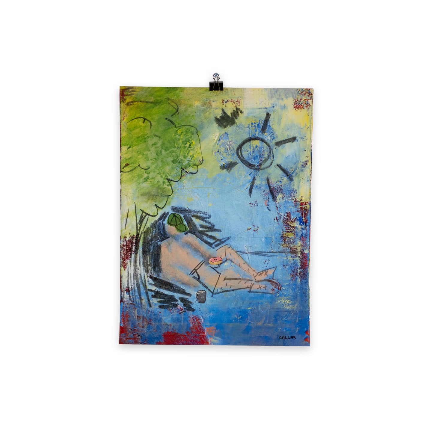 Green Hat 1 (Print)