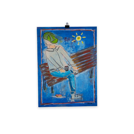 Print Green Hat 2 1/3